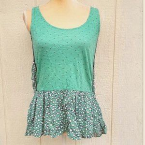 NWOT Anthropologie Pattern Sleeveless Blouse 🌻